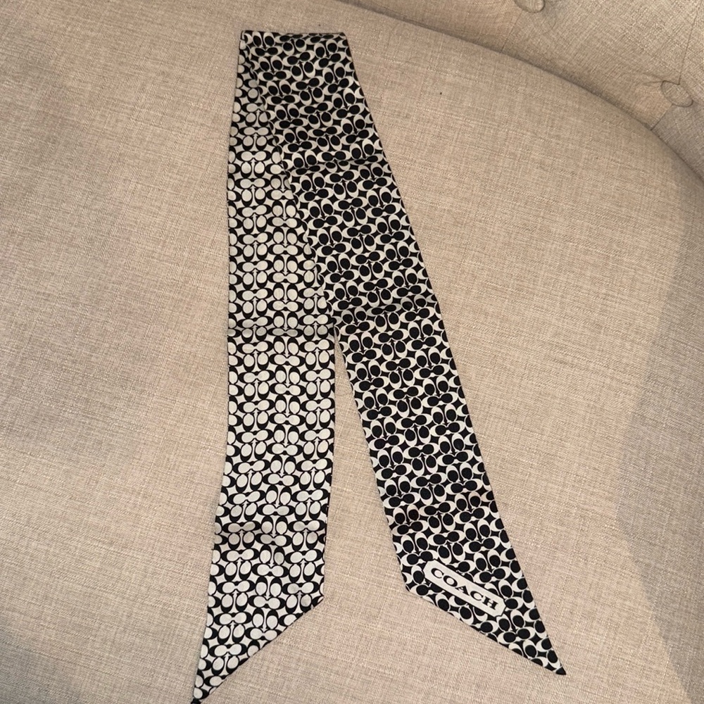 COACH Signature Reversible Silk Scarf